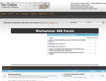 Tablet Screenshot of forums.tauonline.org